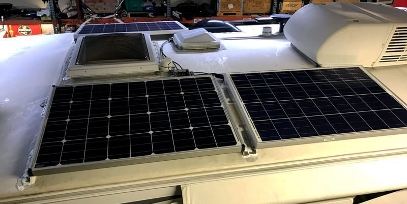 Solar Panel On Truck